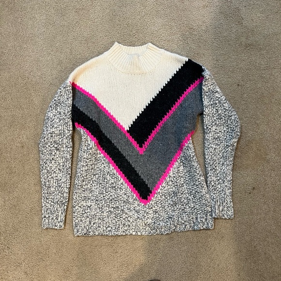 Autumn Cashmere Color Block Sweater - Picture 1 of 2